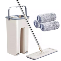 Outil de nettoyage de carrelage en bois dur et stratifié Seau de vadrouille à presser pour usage domestique