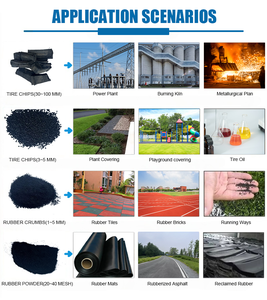 100 Ton Tyre Recycling Plant Automatic Recycling Old Vehicle Tyres Scrap <strong>Rubber</strong> Tyre Recycling <strong>Machine</strong> - Product Image 4