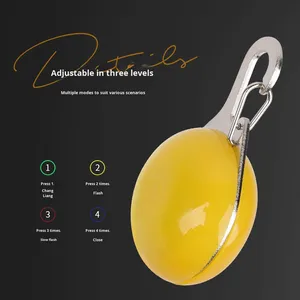Evcil Hayvanlar İçin Kaybolma Önleyici LED Metal Kolye Su Geçirmez Nem Önleyici Ayarlanabilir Yanıp Sönen Uyarı Lambası Gece Lambası Kediler ve Köpekler İçin Evrensel - Product Image 4