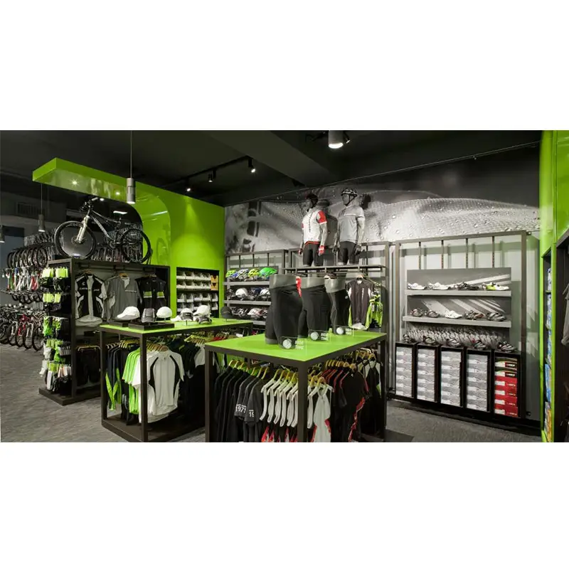 Sport Mountain Bike Shop Design Retail Store Display Bicycle Shop Equipment Bike Store Stand