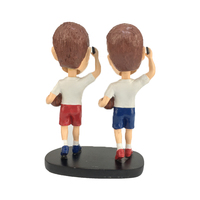 Figurines de collection personnalisées en résine pour décoration de bureau : joueurs de basketball
