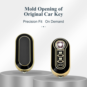 DM Factory Vente en gros Étui de protection pour clé de voiture en TPU Accessoire pour <span class=keywords><strong>Fiat</strong></span> 500 500C 500L 500X Brava Ducato Fiorino <span class=keywords><strong>Panda</strong></span> - Product Image 3