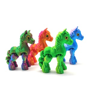 Juguete de Pony Impreso en 3D con Articulaciones Totalmente Móviles, Figura Creativa para Niños y Niñas, Decoración Coleccionable - Product Image 6