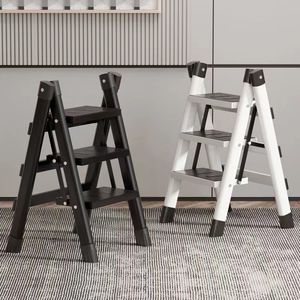 บันไดทรงเอ 3 ขั้น พับได้ ใช้ได้สองด้าน สำหรับใช้ในบ้าน - Product Image 1