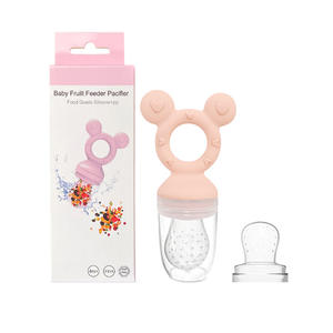 Tétine en silicone sans Bpa pour l'alimentation des bébés avec couvercle - Product Image 1
