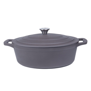 Conjunto antiadhesivo para Horno Holandés, lote De cazuela, olla De cocina, juego De utensilios De cocina De hierro fundido grande y pequeño con tapa - Product Image 1