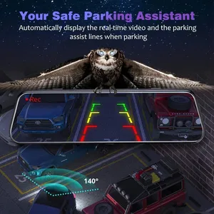 Mới Thay Thế 4K Dash Cam Phía Trước Phía Sau Kép Máy Ảnh 10Inch IPS Màn Hình Cảm Ứng GPS Định Vị Góc Rộng Phổ Phù Hợp Với Quảng Đông - Product Image 3