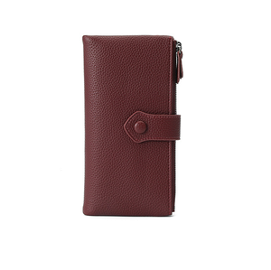 New Style Zipper RFID <b>Long</b> Wallet Buckle Multifunction Coin <b>Purse</b> Anti Magnetic Multi Color Wallet for Women - Product Image 2