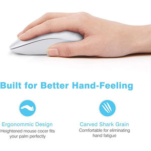 Best-seller Emballage OEM <span class=keywords><strong>Souris</strong></span> d'ordinateur <span class=keywords><strong>sans</strong></span> <span class=keywords><strong>fil</strong></span> silencieuse 2.4G Logo personnalisé 3 DPI Réglable Main droite Mini Style Silencieux Cadeau - Product Image 4