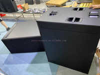 Subwoofers professionnels doubles de 18 pouces, 3200 W, actifs, haut-parleurs de 18 pouces équipés de néodyme et de ferromagnétiques