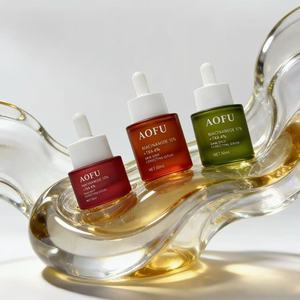 Bouteilles compte-gouttes en verre cosmétiques <span class=keywords><strong>Yuze</strong></span> OEM/ODM 15ml/30ml/40ml/50ml pour sérum, teintures et emballages d'huiles essentielles - Product Image 1