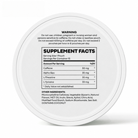 L-Tyrosine L-Theanine Pouch 20 Sachet Penambah Energi Rasa Berry Campuran Alami Nootropik untuk Dewasa OEM ODM Label Pribadi