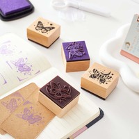 Tampon en bois de haute qualité, disponible en plusieurs styles, avec logo personnalisé et design sur mesure