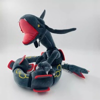 HY Vente en gros de jouets en peluche d'anime Poke, 80 cm, coton PP, rembourrage flexible, poupées en peluche Pokemoned Rayquaza pour cadeau