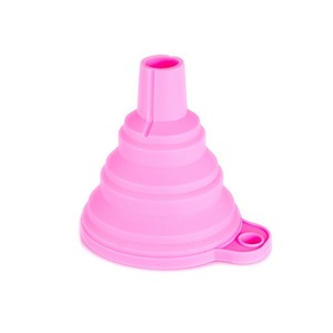 Entonnoir pliable en silicone personnalisé pour cuisine, petit et économique, pour remplir les bouteilles d'eau et transférer les liquides - Product Image 5