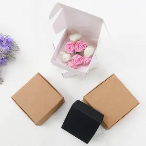 Popular fashion cheaper small craft paper box for food jewelry soap box for packing