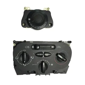 Interruptor controle do aquecedor do ar a/c, unidade do painel para citroen picasso peugeot 206 oe: 9624675377