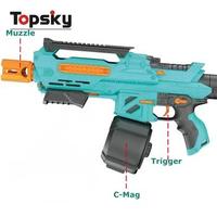 Pistolet automatique de haute qualité à grande capacité, fusil mitrailleur électrique à longue portée, jouet pour enfants