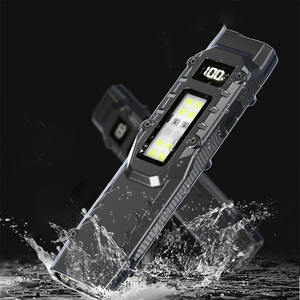 Linterna Portátil, 1000 Lúmenes, Recargable por USB, Linterna Táctica, Linterna LED COB Impermeable IPX4, Luz de Trabajo para Camping - Product Image 1