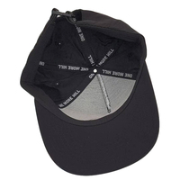 Sombrero de parche bordado 3D personalizado, gorra de sarga de algodón ajustable, 5 paneles plana de sombrero de ala, sombreros de Hip Hop, gorra de béisbol de moda para hombre