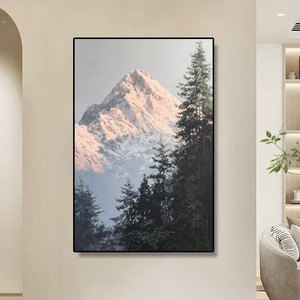Póster Decorativo de Pared con Pintura en Lienzo de Paisaje Montañoso Moderno, Gran Venta - Product Image 2