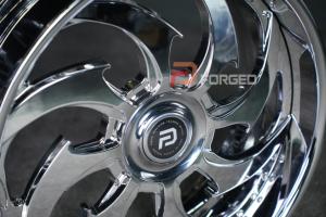 Jantes forgées décalées 22 23 24 26 pouces en 6061-T6 finition chrome pour Chevrolet Cadillac Escalade - Product Image 3