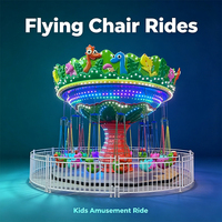 Manèges à chaises volantes certifiés CE, type divertissement principal pour enfants, spécialement conçus pour les parcs d'attractions.