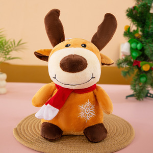 Jouets en peluche de Noël Père Noël, rennes et bonhommes de neige avec rembourrage en coton PP – Pack en gros de jouets en peluche pingouins pour cadeaux promotionnels - Product Image 5
