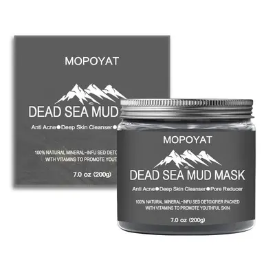 Mopoyat Anti Acne Olie Controle Diepe Reiniging Dode Zee Modder Klei Gezichtsmasker 200G