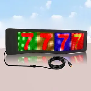 Großhandel APP Programmier bare Heckscheibe DIY Design Animationen Scrolling LED-Zeichen Flexible LED RGB-Anzeige