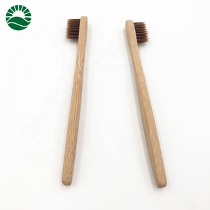 Brosse à dents biodégradable en <span class=keywords><strong>charbon</strong></span> de bois, organique, imperméable, à poils doux en nylon, pour usage hôtelier, réutilisable, avec logo laser, écologique - Product Image 3