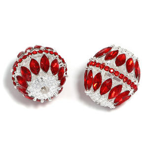 สร้อยคอเพชรเทียมทรงกลมแบบเจาะรูทรงกลมรูป<span class=keywords><strong>ม้า</strong></span>เครื่องประดับสำหรับโทรศัพท์แบบทำมือ - Product Image 6