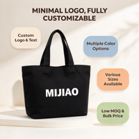 Sac fourre-tout en toile de coton recyclé imprimé avec logo personnalisé, écologique, réutilisable, publicitaire, taille moyenne