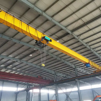 Grue de chantier sur rail à poutre simple personnalisée, 3 tonnes, 5 tonnes, 10 tonnes, avec moteur PLC, engrenage et commande au sol/à distance