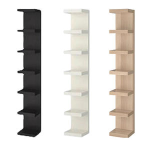 Estantería Vertical de Diseño Moderno Integrada en el Piso, Ahorra Espacio, Librería de Madera que se Apoya en la Pared, Estantería <span class=keywords><strong>Invisible</strong></span> para <span class=keywords><strong>Libros</strong></span> - Product Image 1