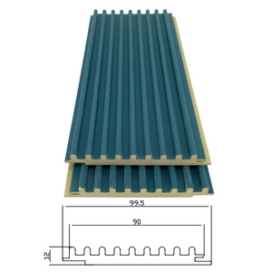 Fabbrica WPC di plastica eco-friendly impermeabile ignifugo <span class=keywords><strong>3D</strong></span> <span class=keywords><strong>pannello</strong></span> di parete in <span class=keywords><strong>legno</strong></span> per la moderna decorazione interna esterna - Product Image 2