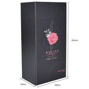 High Quality <b>Black</b> Magnetic Rigid <b>Gift</b> <b>Box</b> Sponge Lining for Cosmetics Skin Care Makeup Tools-High-End Paperboard Packaging - Product Image 1