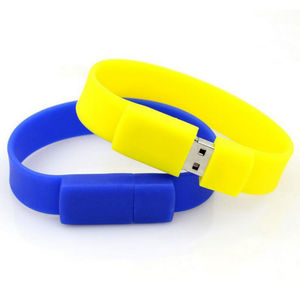 Giveaway Gifts OEM logo Usb Pen Drive Silicon <strong>Bracelet</strong> Usb Flashdisk <strong>Flash</strong> Drive - Product Image 6