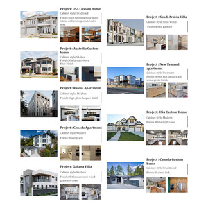 <span class=keywords><strong>Cuisine</strong></span> modulaire en verre moderne Alland 2025, nouveau design, couleur beige, modèle complet - Product Image 6