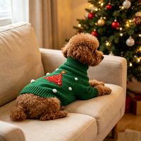 Pull en tricot confortable et chaud pour chien, pull douillet pour animaux de compagnie pour la chaleur en extérieur par temps froid