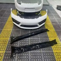 Conjunto de parachoques delantero original usado para Porsche 911 992 Carrera S D, piezas de carrocería de segunda mano de alta calidad con rejilla.