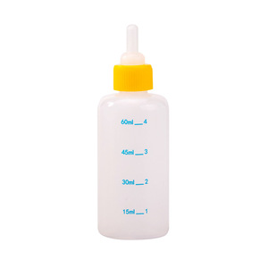 Pet Feeder <b>Bottle</b> 60Ml Reusable For Small Animals Plastic Round Shape - Product Image 5
