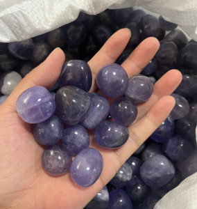 Nuovi Arrivi: Pietre Burattate di <span class=keywords><strong>Fluorite</strong></span> Viola Naturale da 20-30mm in Vendita - Product Image 5