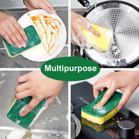 Outils et accessoires de nettoyage ménager produit pour besoins quotidiens éponge à vaisselle tampon à récurer éponge de nettoyage de cuisine vente en gros