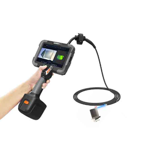 3D Industrial Endoscope 7inch Borescope for Pipeline Wide Angle 100MP HD Camera Waterproof