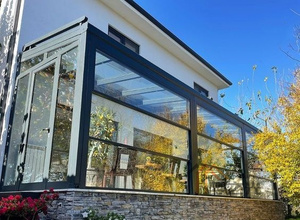 <span class=keywords><strong>Fenêtre</strong></span> à <span class=keywords><strong>guillotine</strong></span> électrique en aluminium à <span class=keywords><strong>double</strong></span> vitrage avec cadre en aluminium de style moderne à ouverture verticale - Product Image 2