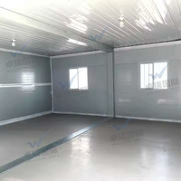 Casetta Prefabbricata a Basso Costo Abitazione Container Pieghevole Durevole Struttura in Acciaio per Ufficio Negozio Garage Casa Mobile Portatile