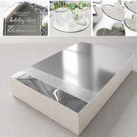 Plaques acryliques réfléchissantes 3 mm d'épaisseur (1/8 po) 12x16 pouces (12x12'') Panneaux en plastique PMMA pour loisirs créatifs, découpe laser, artisanat et affichage artistique