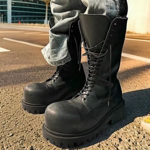 Zapatos Oxford de Cuero Genuino Personalizados con Diseño de Mickey, Botas <span class=keywords><strong>Chelsea</strong></span> Derby Británicas Unisex con Suela Gruesa y Estilo Caballero - Product Image 5