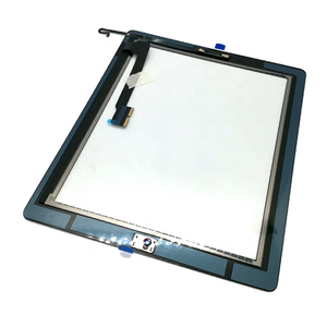 หน้าจอสัมผัสสําหรับ <span class=keywords><strong>iPad</strong></span> 4 หน้าจอสัมผัสกระจกพร้อมสติกเกอร์ 3M ปุ่มหน้าแรกราคาโรงงาน Digitizer - Product Image 4